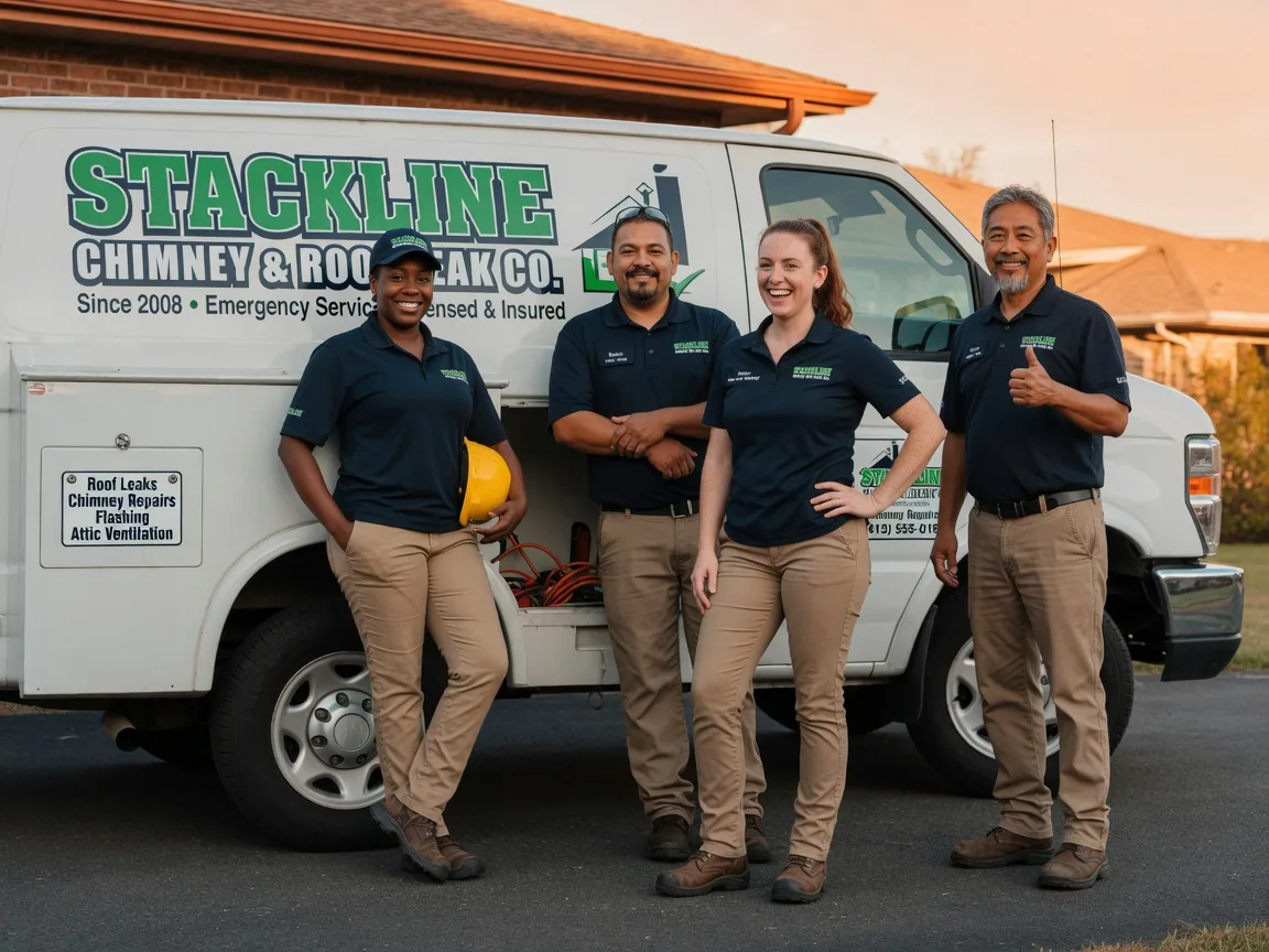 Chimney flashing repair company in Reno, OH